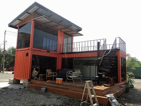 บ้านน็อคดาวน์ ตู้คอนเทนเนอร์